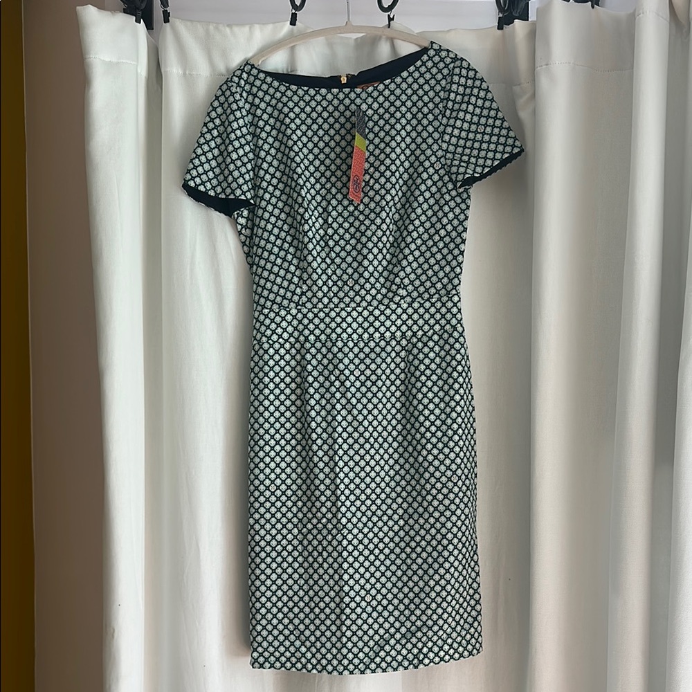 NWT!!! Tory Burch Patterned Dress in Black and White